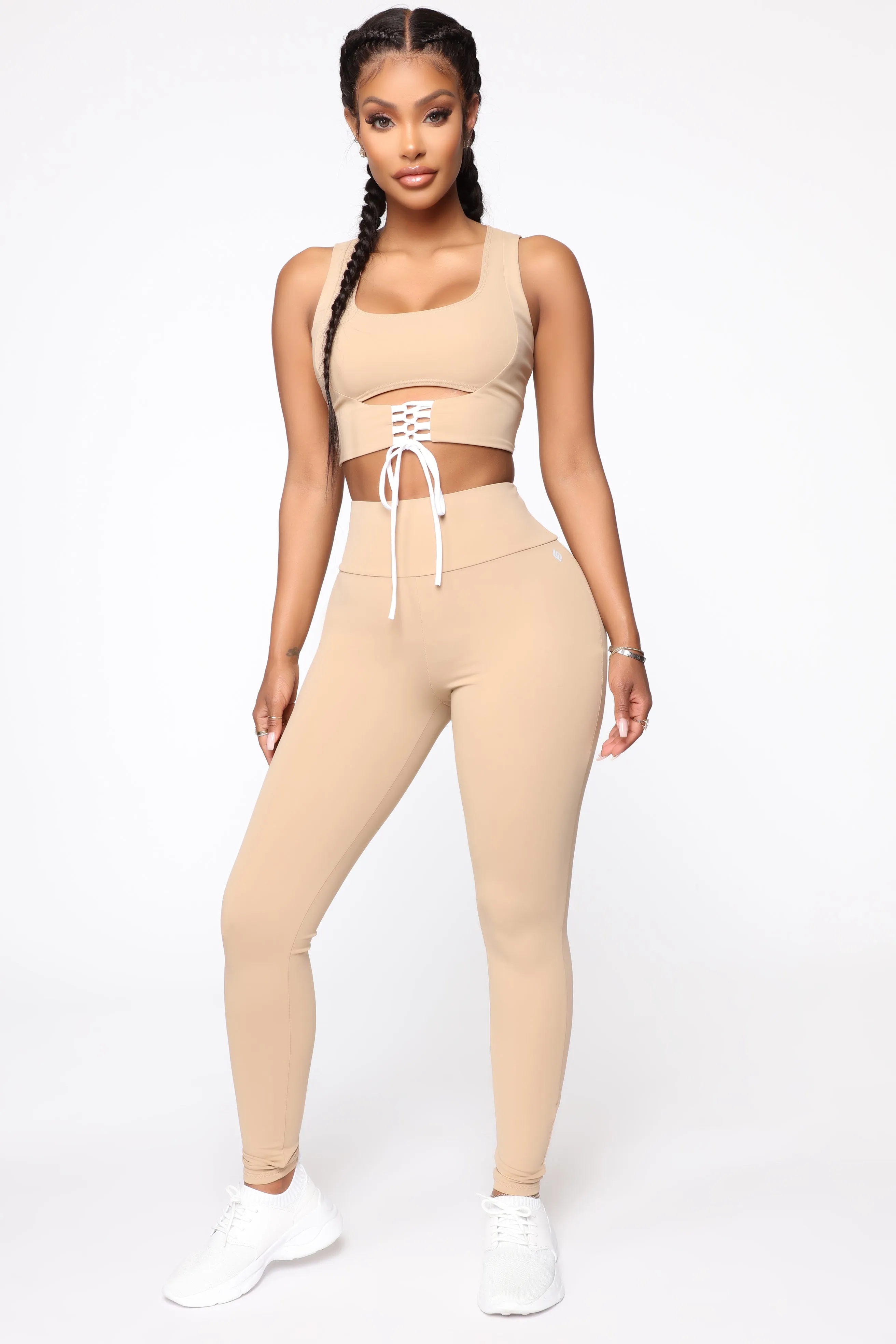 All Tied Up Right Now Leggings - Mocha