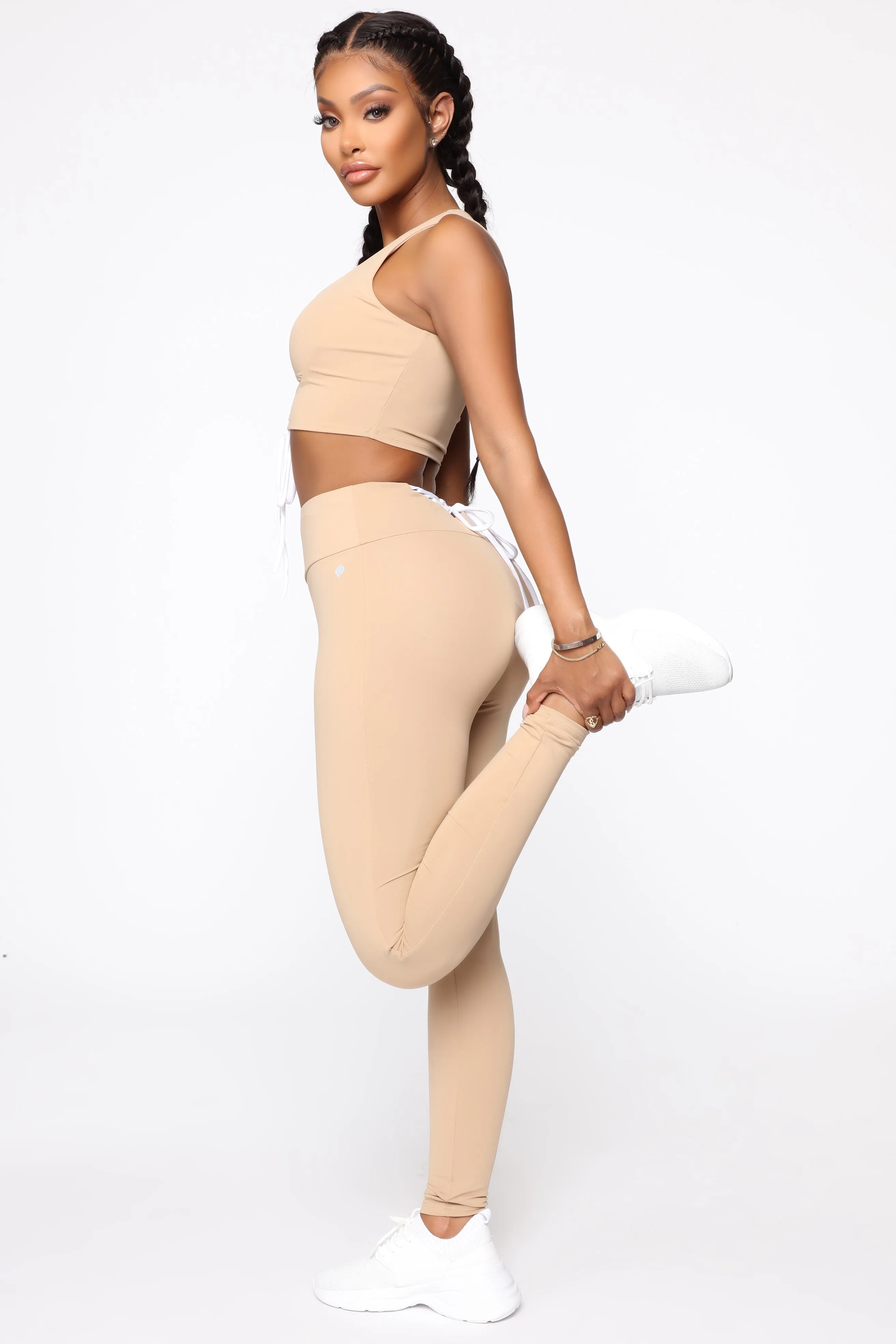 All Tied Up Right Now Leggings - Mocha