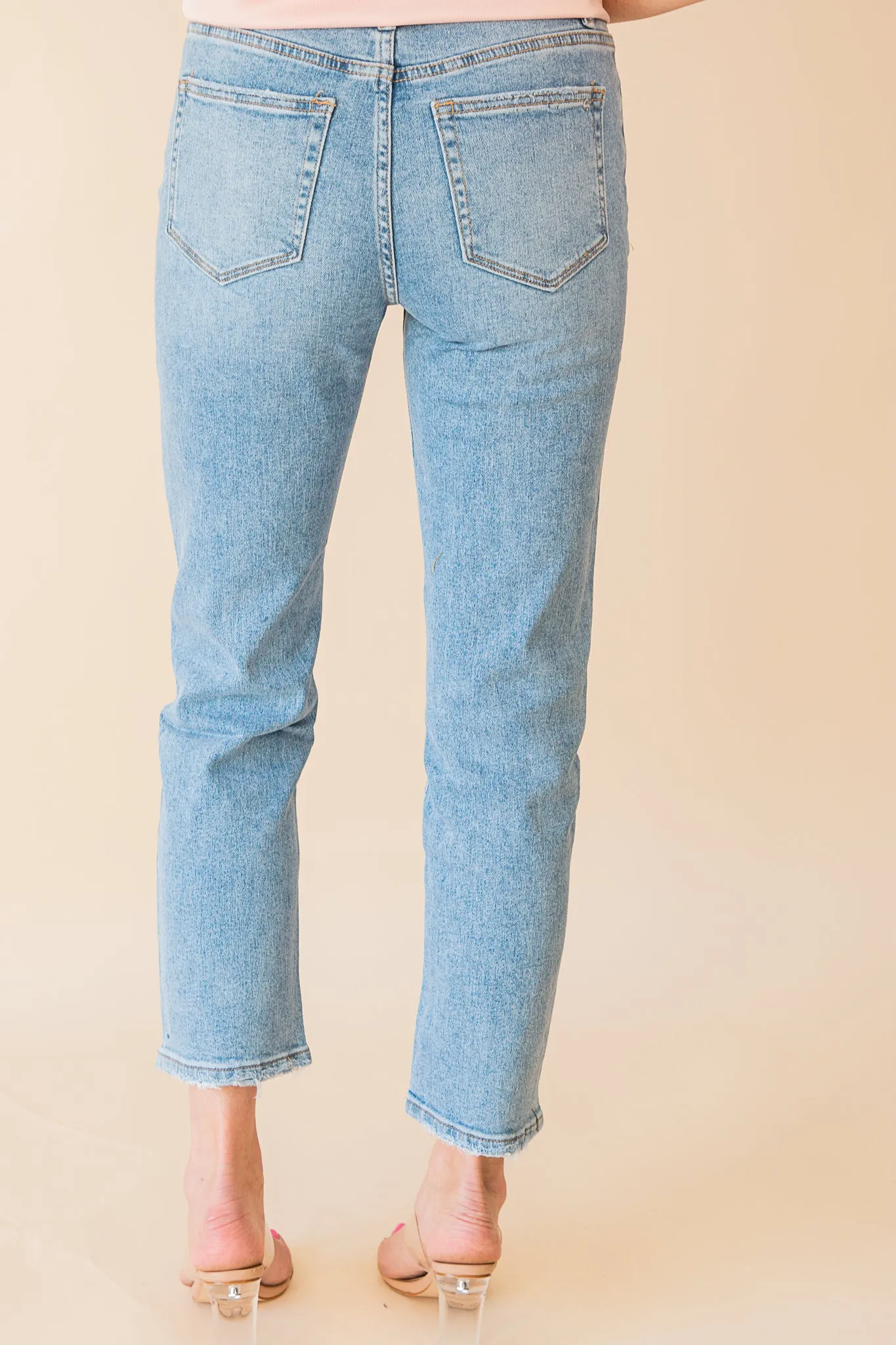 Ally High Rise Straight Leg