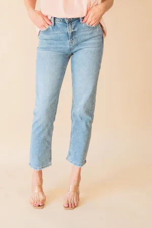 Ally High Rise Straight Leg