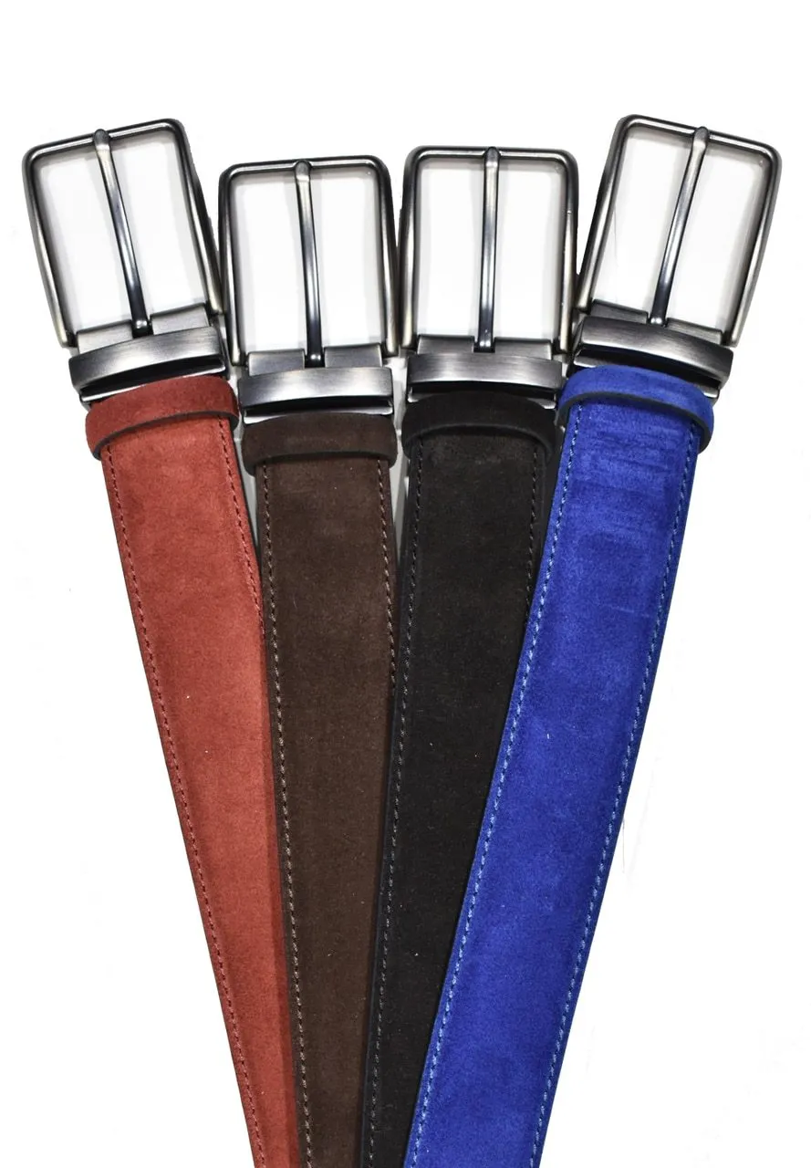 B13 Men's Soft Suede Leather Belt