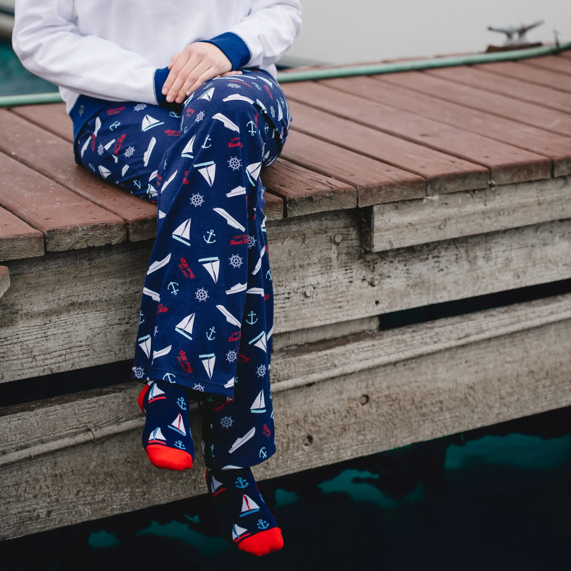Boat Life Navy Unisex Lounge Pants