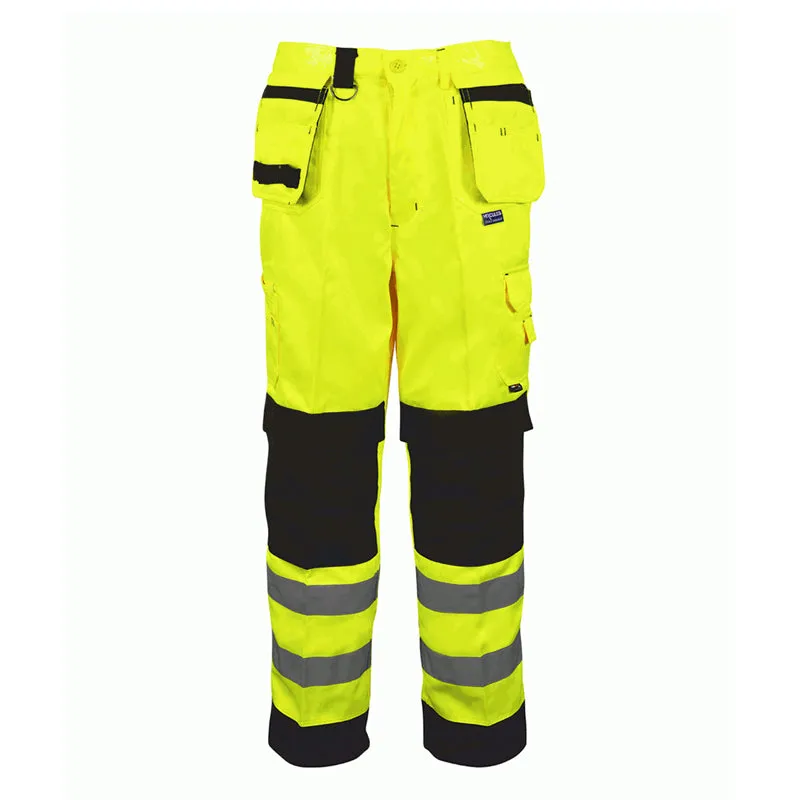 Builder Two-Tone Hi Vis Trousers