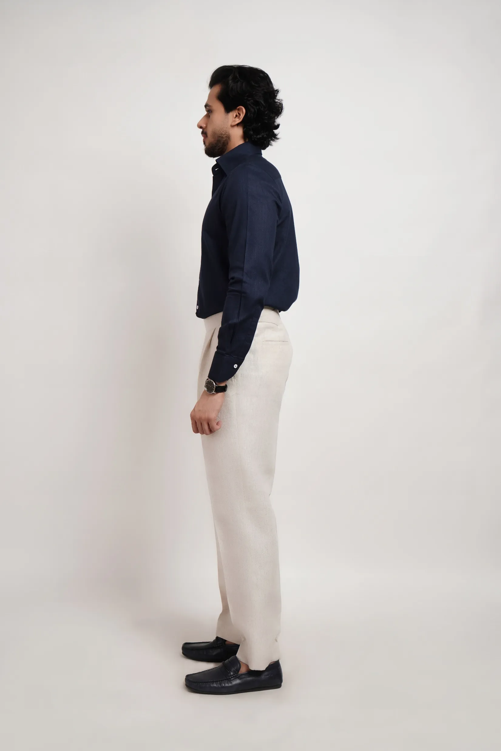 Cream Italian Trouser