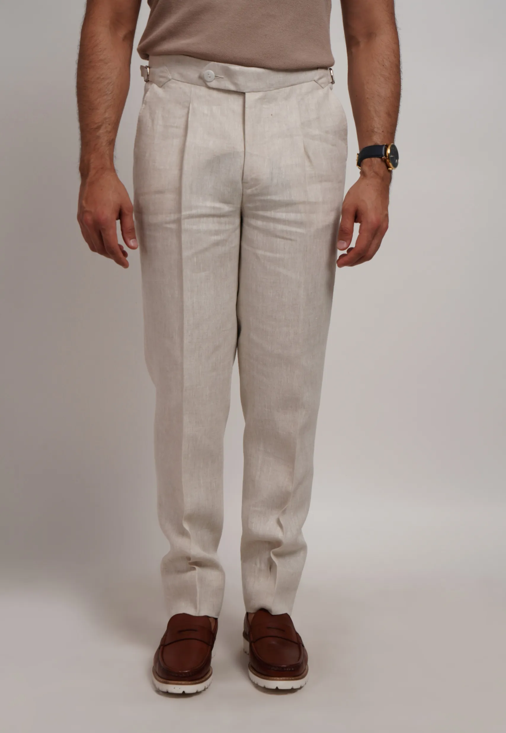 Cream Italian Trouser