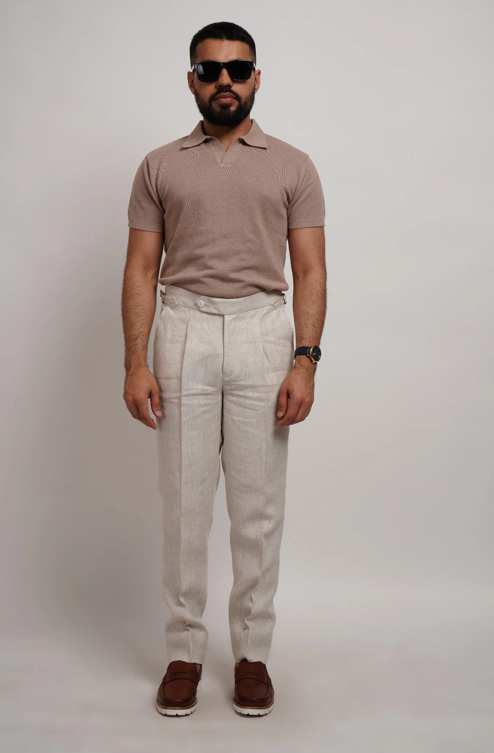 Cream Italian Trouser