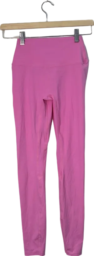 CSB Pink High-Waist Ruched Leggings Small