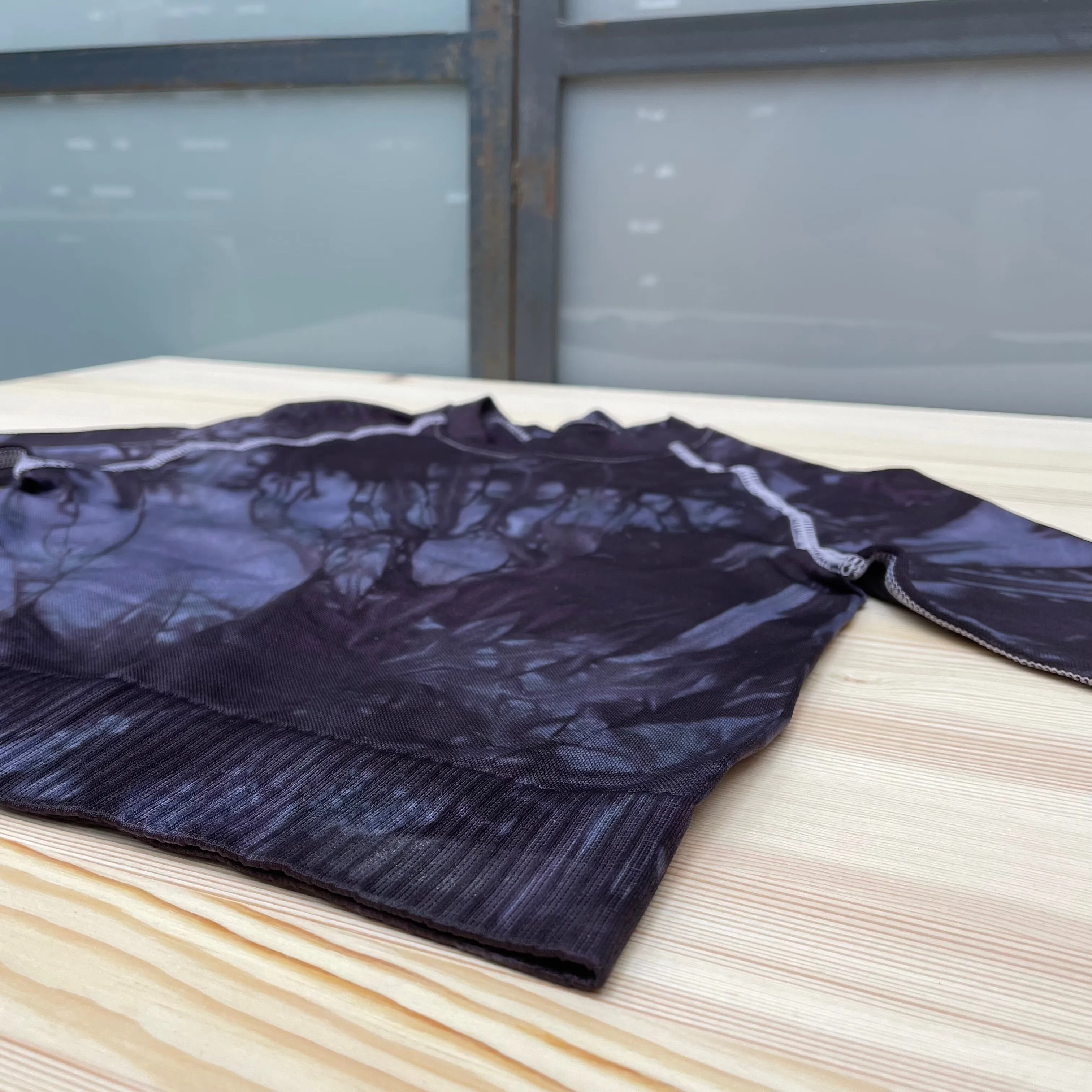 Eggplant tie dye - Crop Top