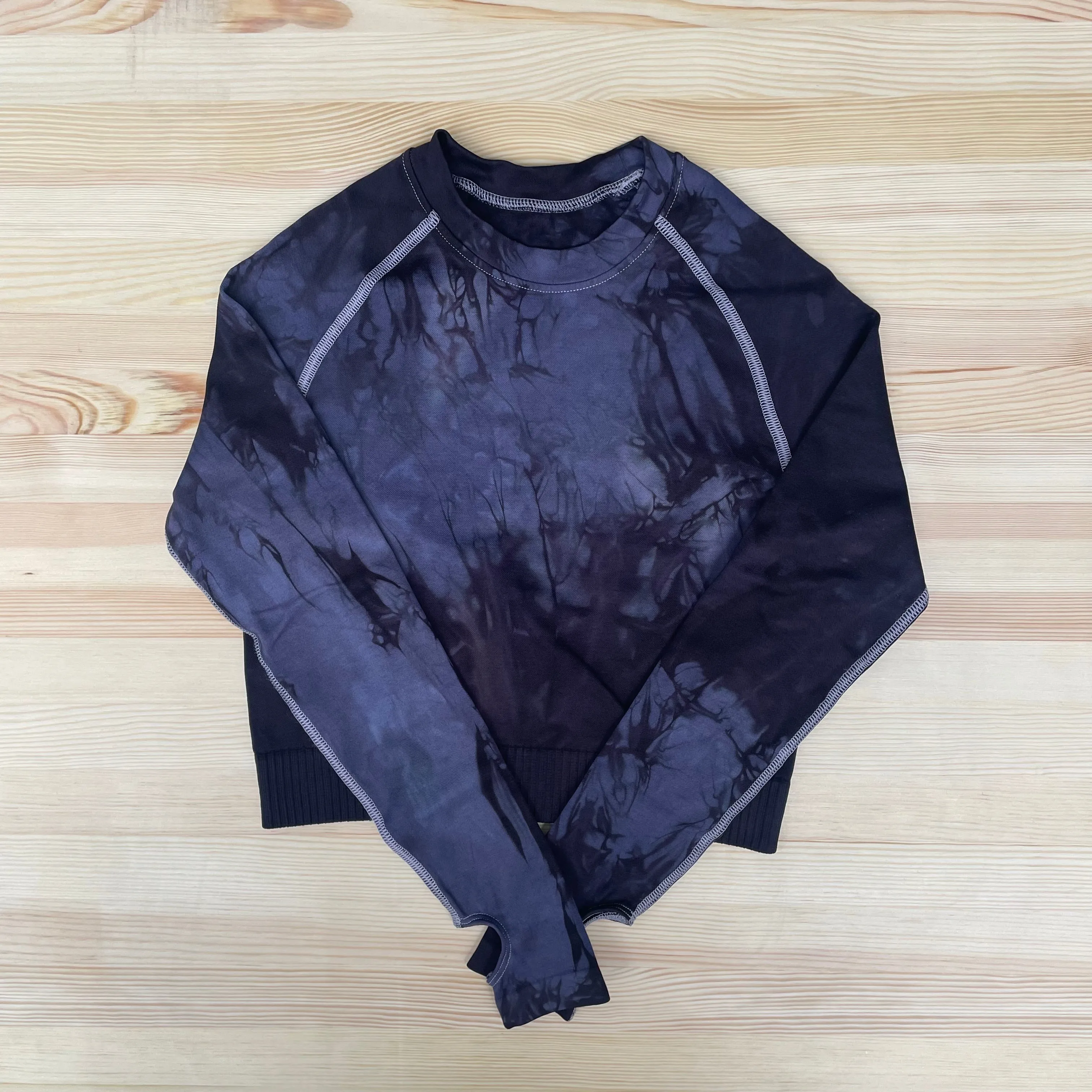 Eggplant tie dye - Crop Top