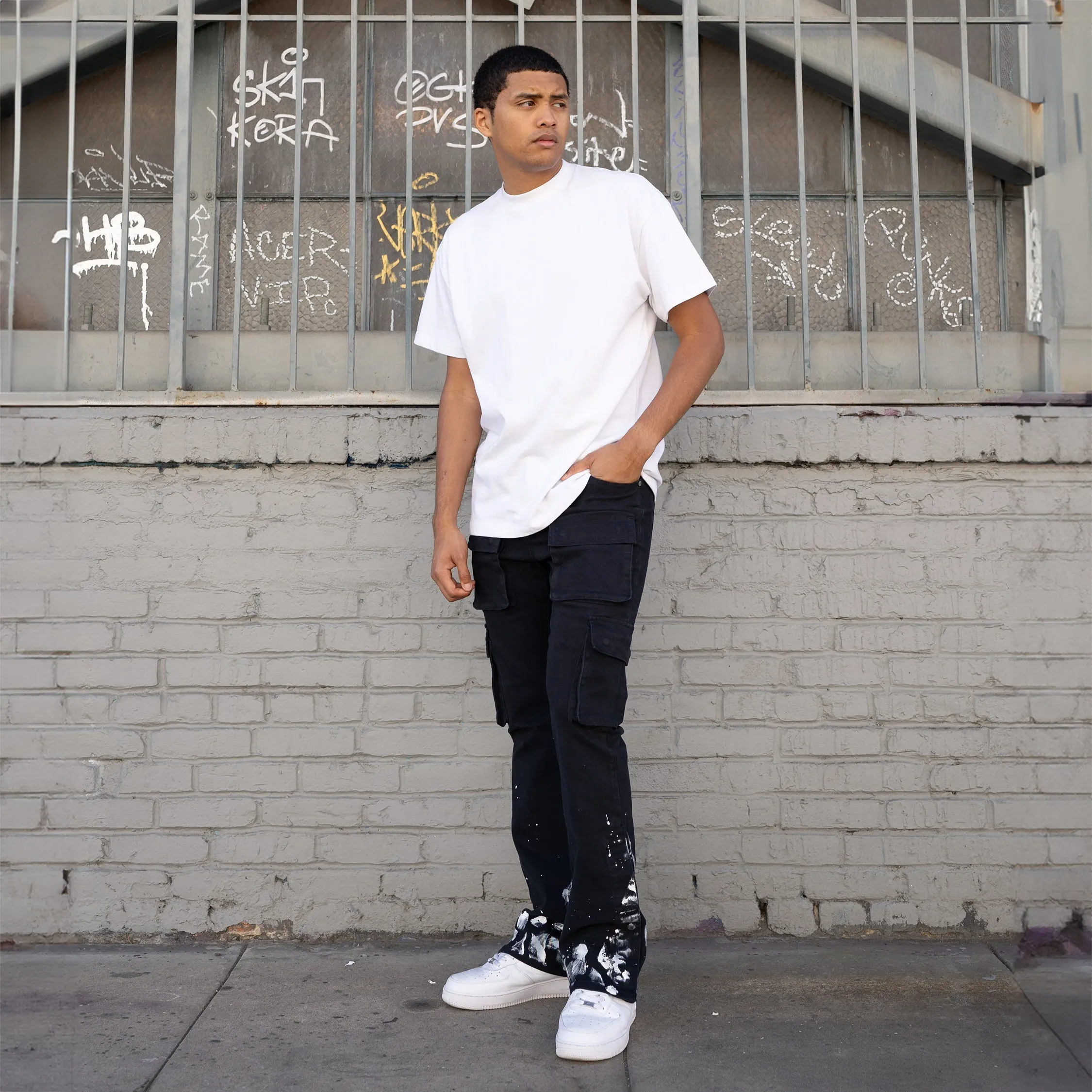 EPTM Snap Cargo Denim Pant