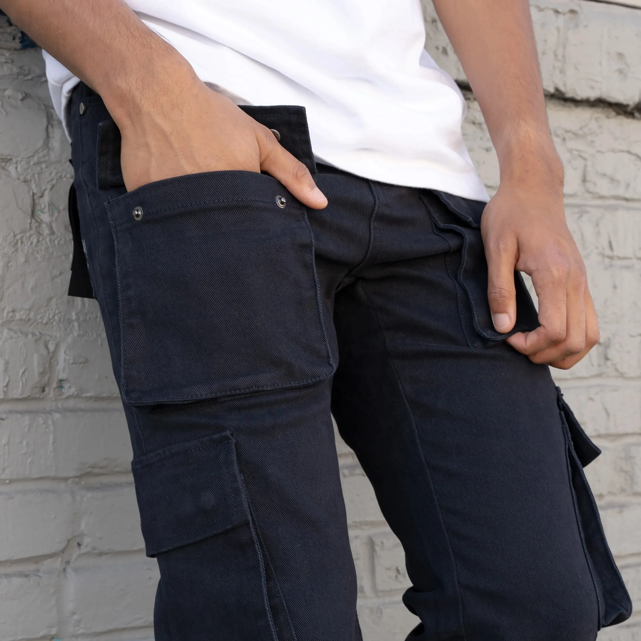 EPTM Snap Cargo Denim Pant