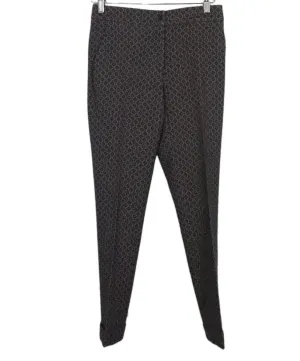 Etro Purple Print Wool Pants sz 0