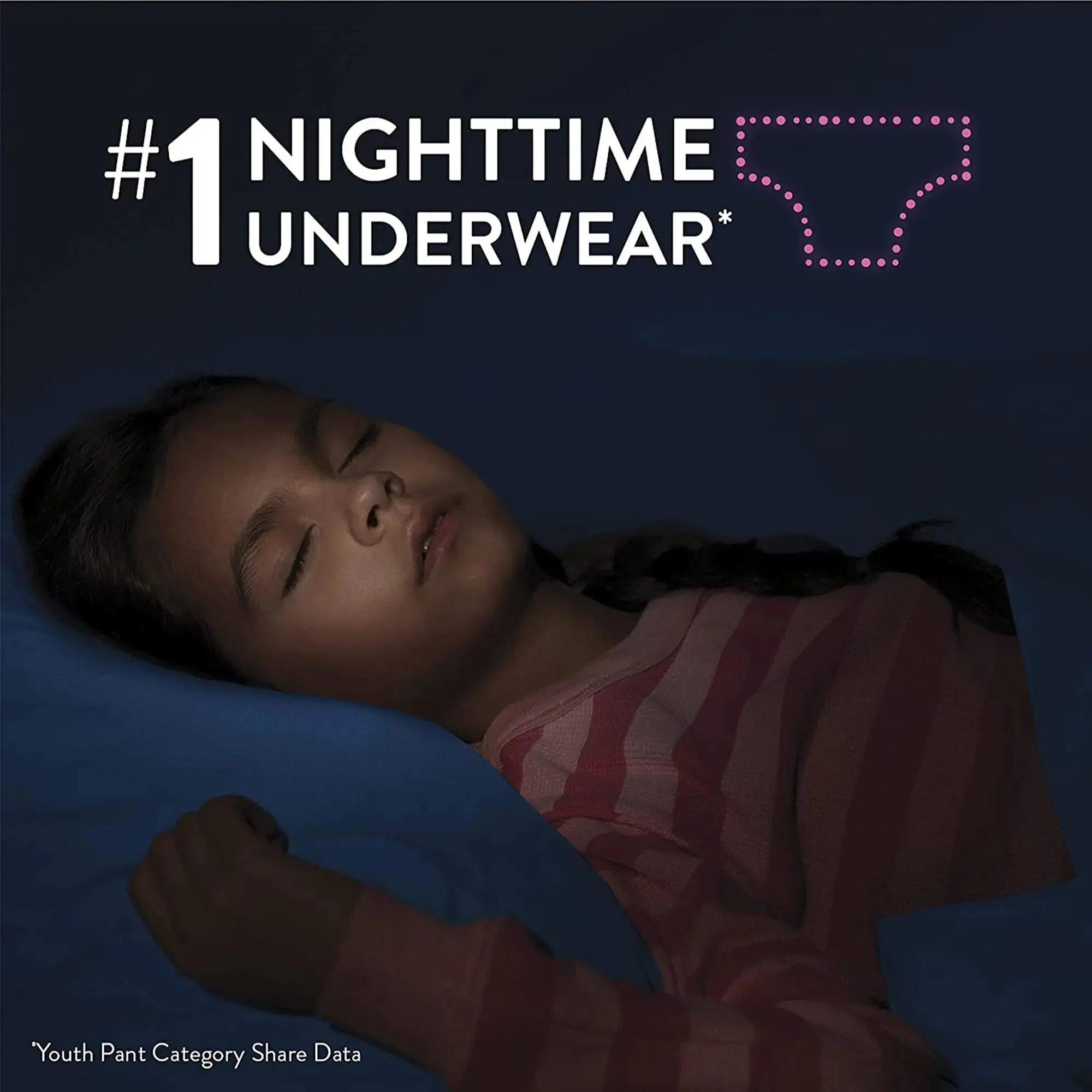 GoodNites® Absorbent Underwear, Large, 11 per Pack