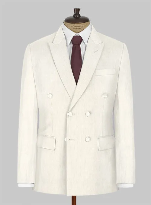 Ivory Double Breasted Dinner Suit