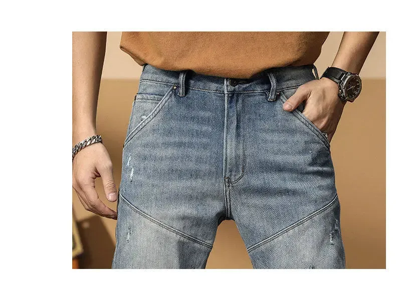 Korean Style Motorcycle Jeans