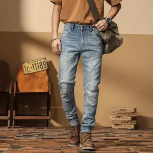 Korean Style Motorcycle Jeans