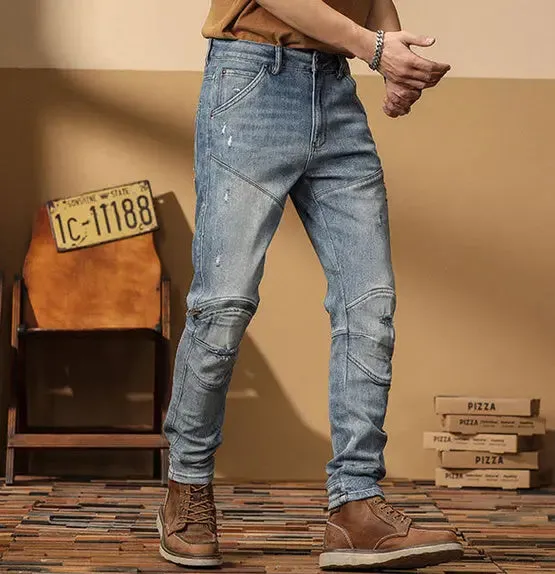 Korean Style Motorcycle Jeans