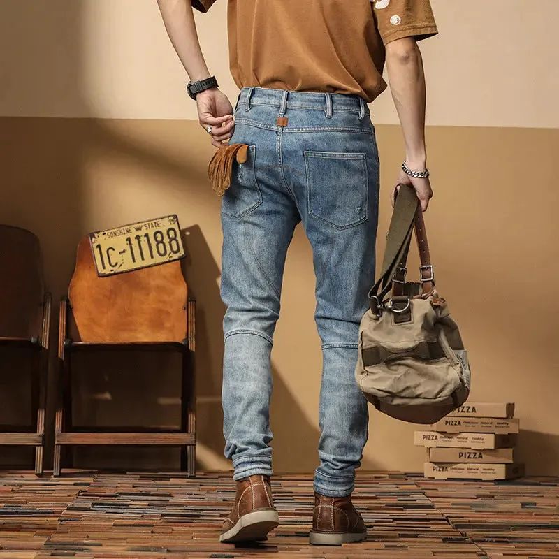 Korean Style Motorcycle Jeans