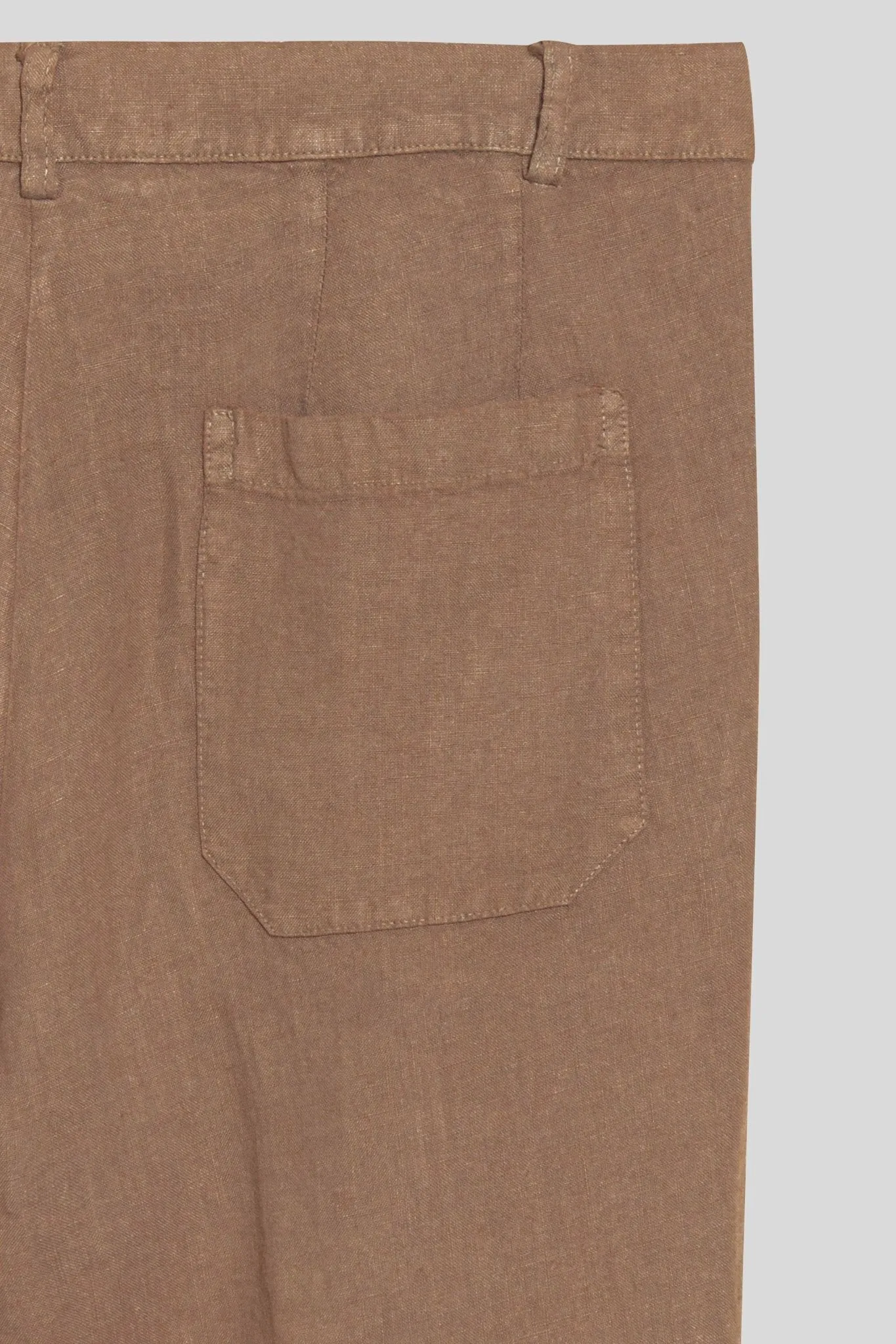 linen pants donato leather