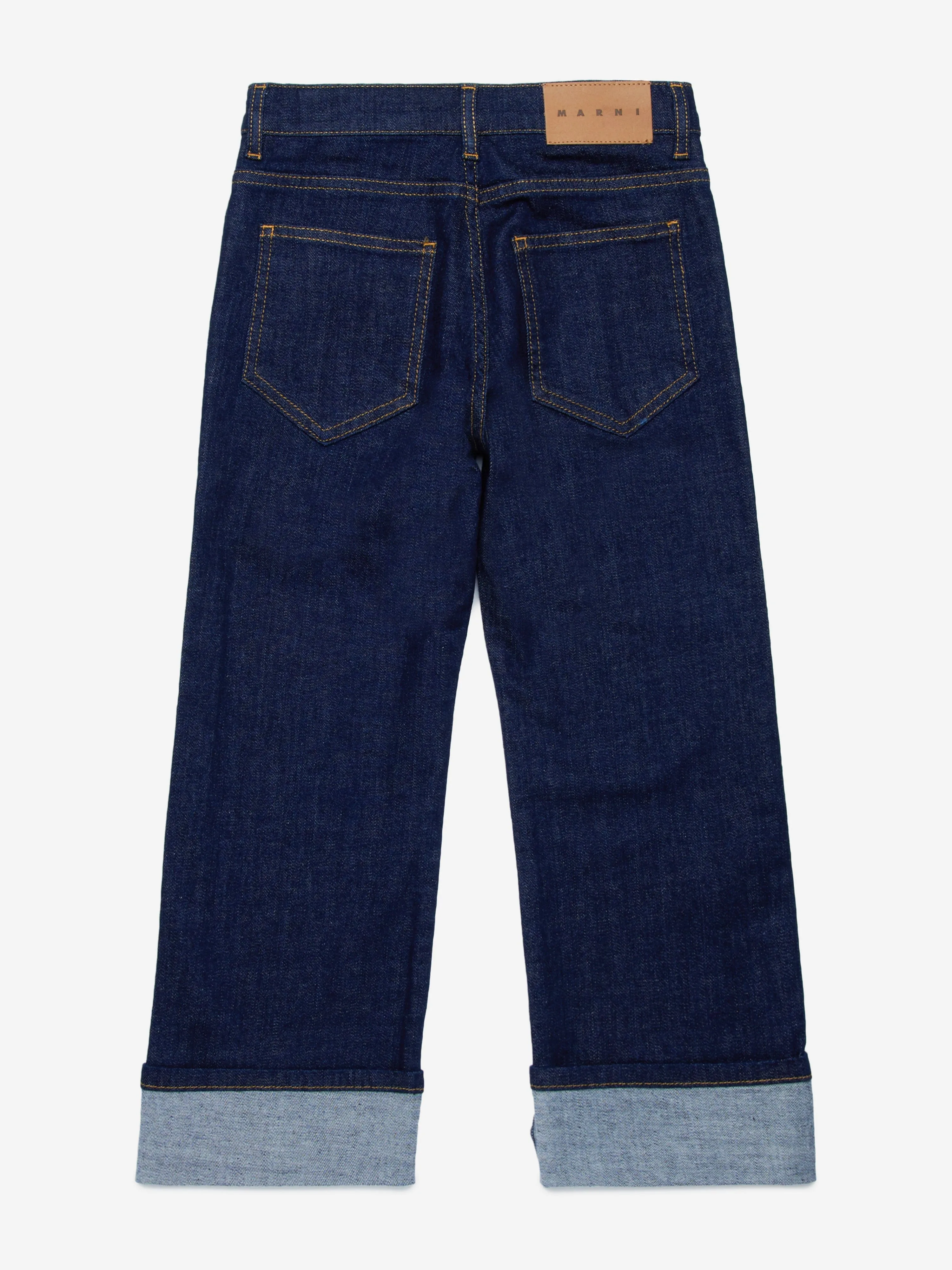 MARNI Kids Regular Fit Jeans in Blue