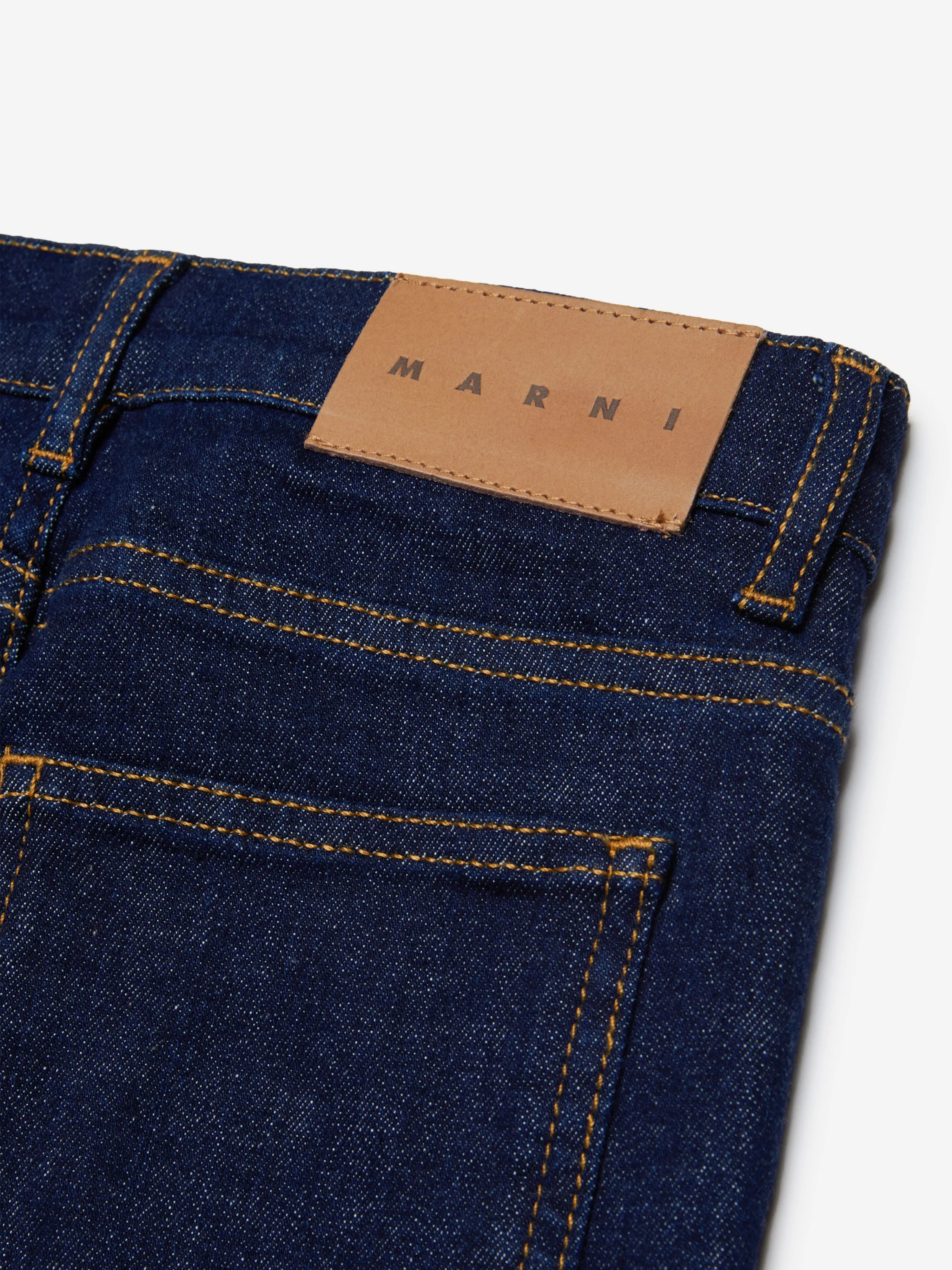 MARNI Kids Regular Fit Jeans in Blue