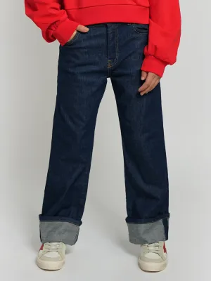 MARNI Kids Regular Fit Jeans in Blue