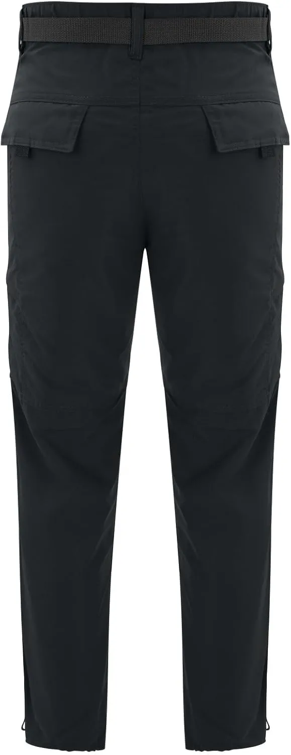 Mens Cargo Pants Elastic Waist Men's Wild Cargo Pants Casual Joggers Sweatpants Outdoor Waterproof Hiking Work Pants