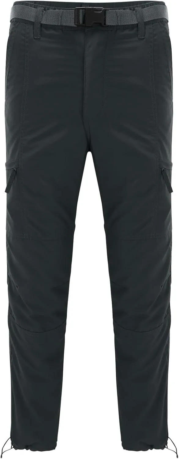 Mens Cargo Pants Elastic Waist Men's Wild Cargo Pants Casual Joggers Sweatpants Outdoor Waterproof Hiking Work Pants