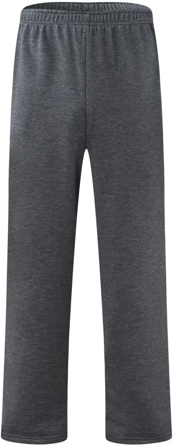 Mens Cotton Pants, Casual Solid Color Elastic Waist Drawstring Pants, Lightweight Summer Beach Trousers with Pockets