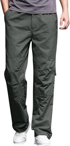 Mens Pants Cargo Joggers Lightweight Cargo Sweatpants Stretch Waistband Workout Joggers Outdoor Athletic Hiking Pants