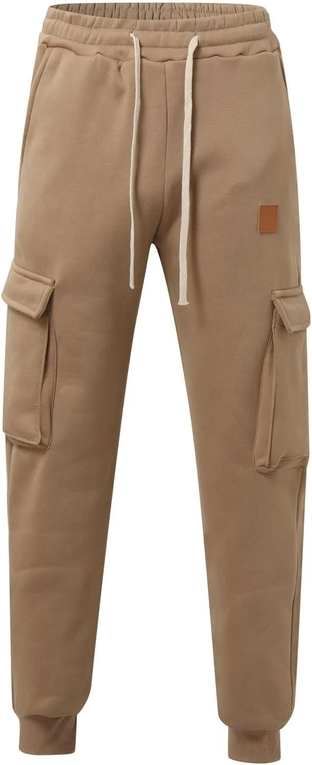 Men's Pants Cargo Work Casual Loose Straight Sweatpants Lightweight Work Hiking Pants Multi Pockets Jogger Tousers
