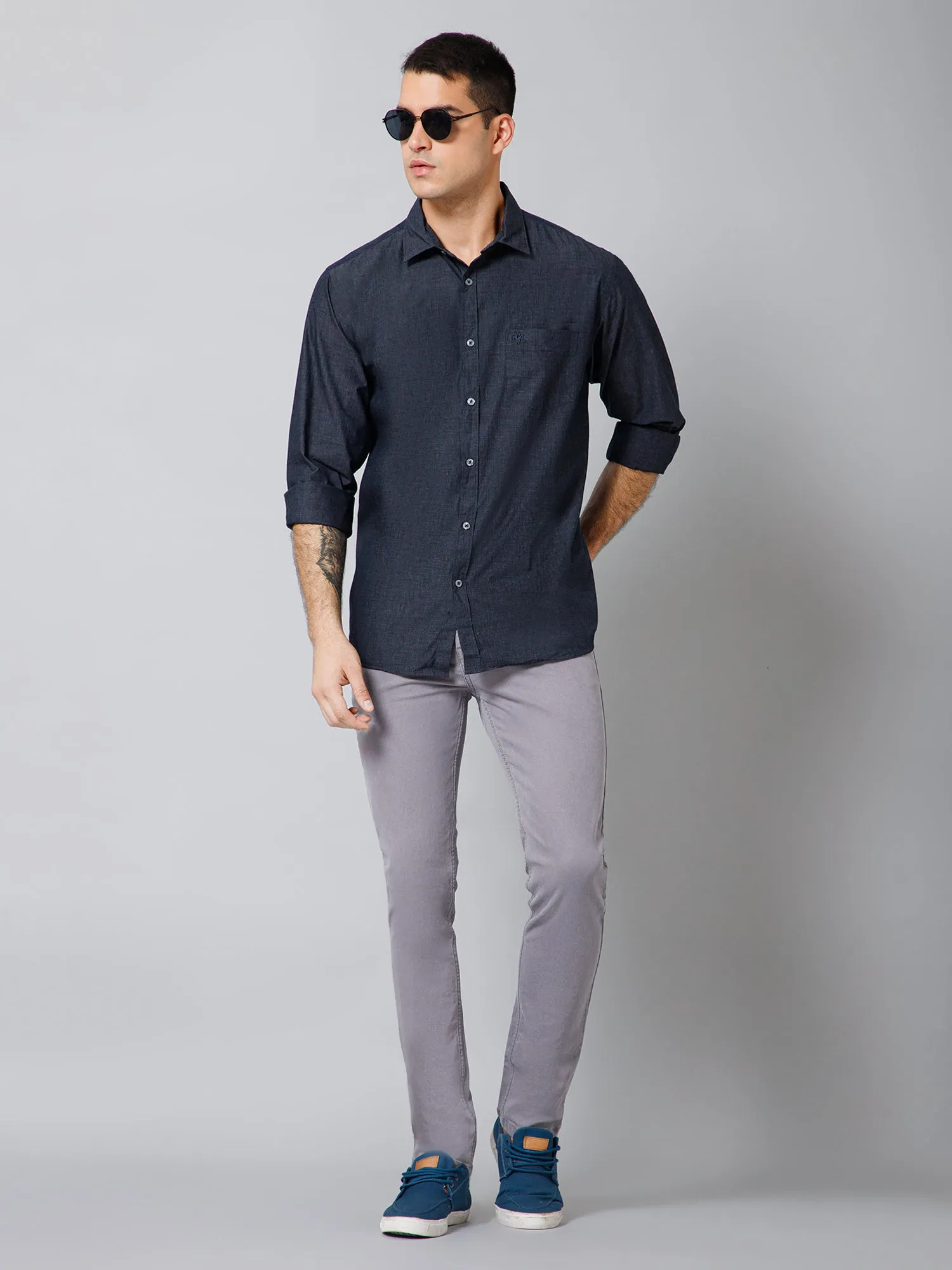 Men's Ultra Narrow fit No Fade Light Grey  Jeans