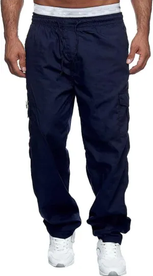 MIDOO Tactical Pants for Men Stretch Waterproof Baggy Sweat Pants Lightweight Hiking Work Pants Relaxed Straight Leg Tousers