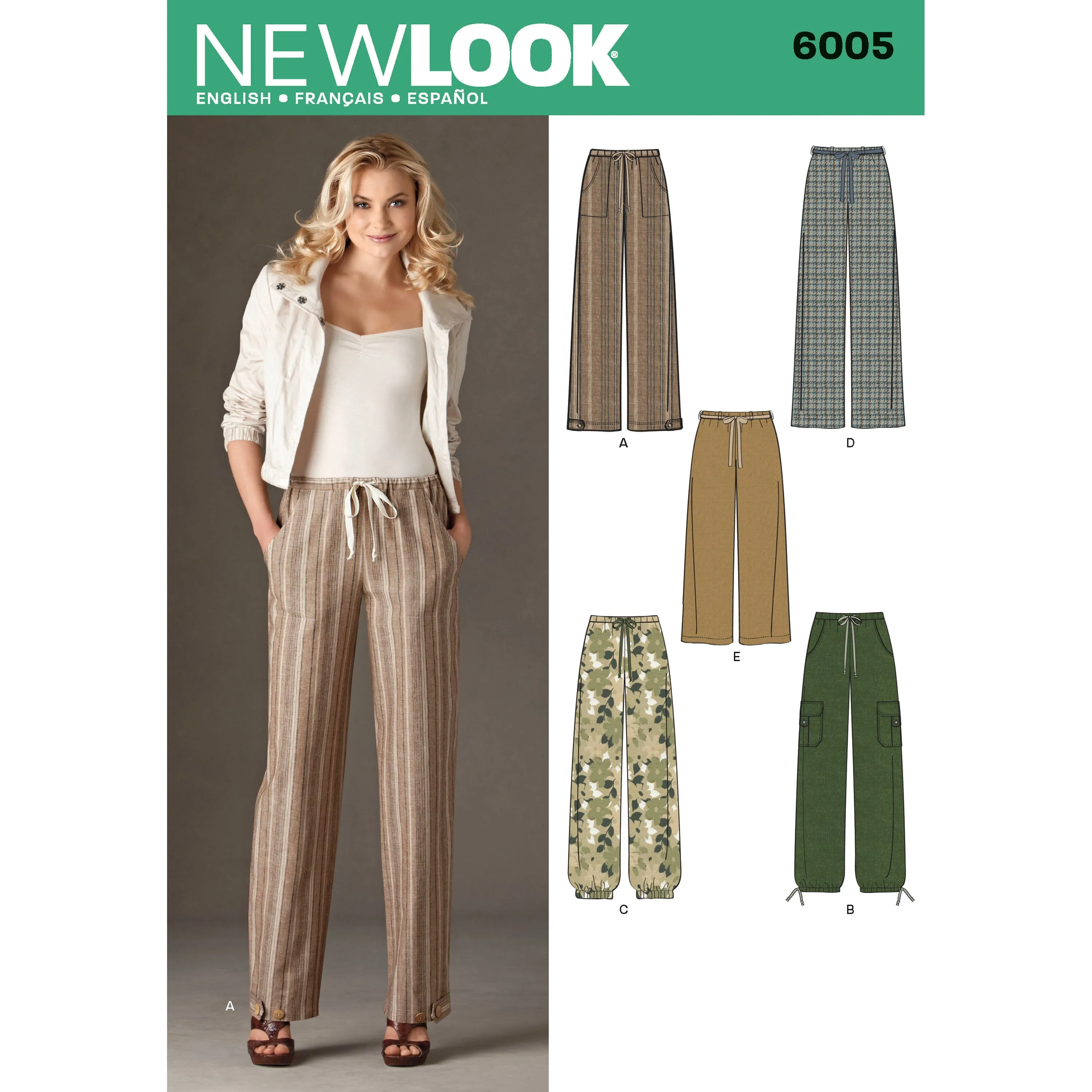 Misses' Pants - New Look Sewing Pattern N6005