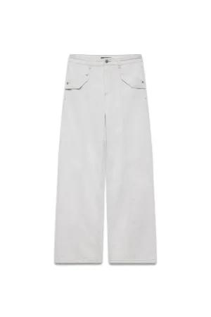 Neutral Relaxed Wide Jeans