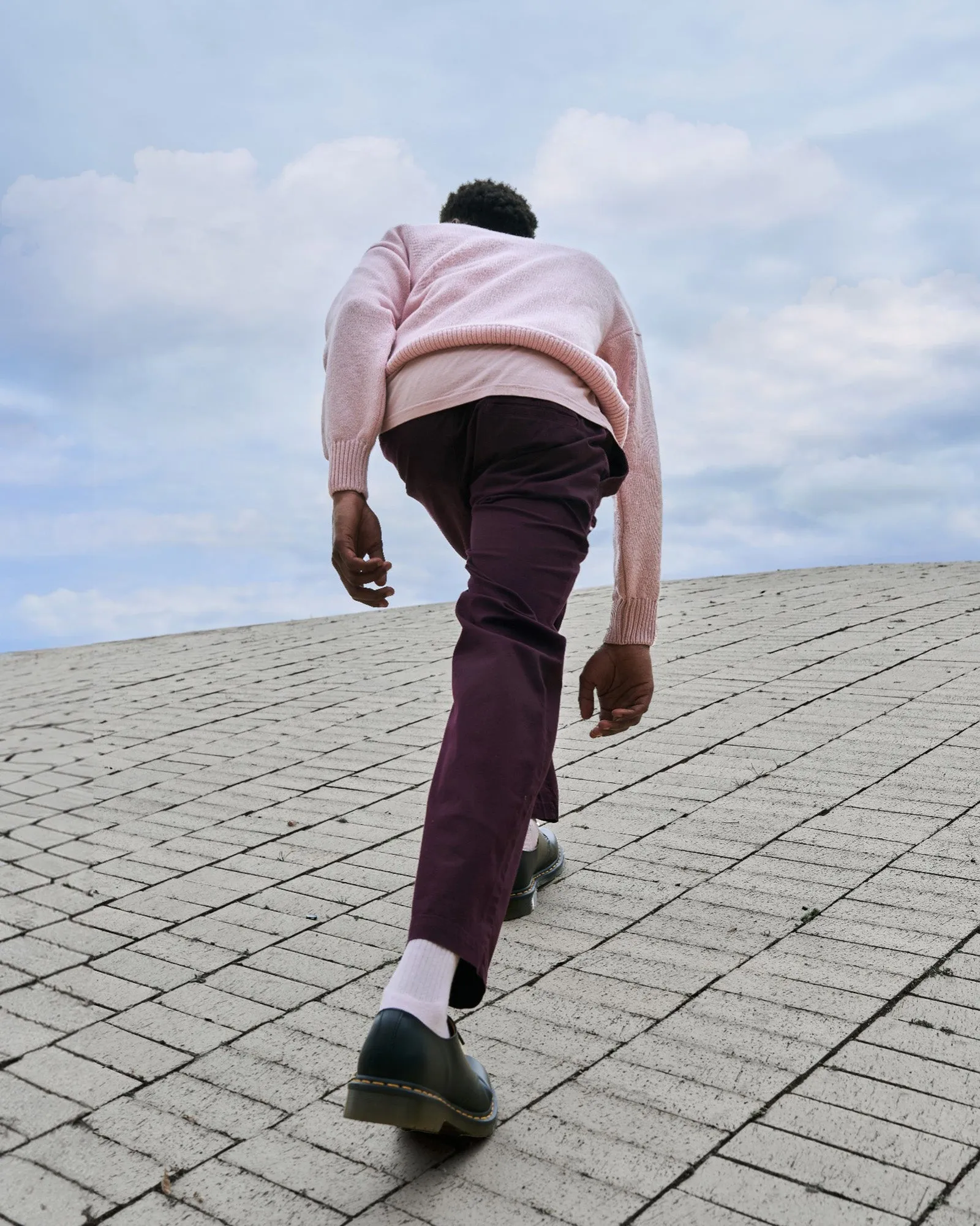 Organic Twill Pants - Navy Blue
