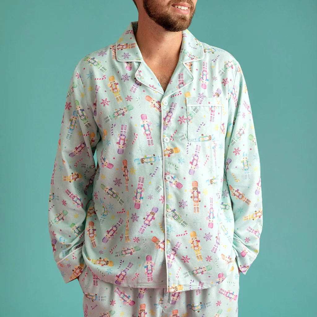 Posh Nutcracker Men's Flannelette Pajama Set