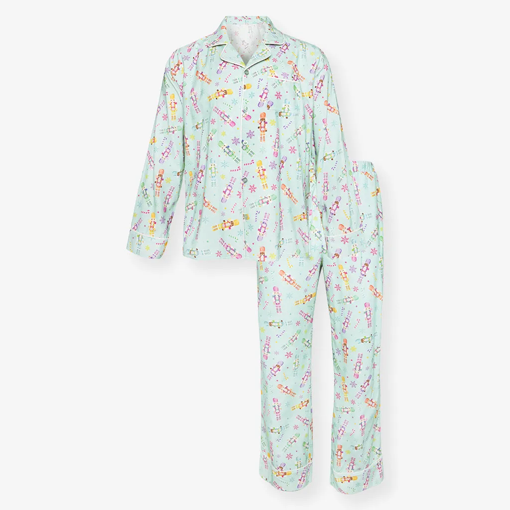 Posh Nutcracker Men's Flannelette Pajama Set