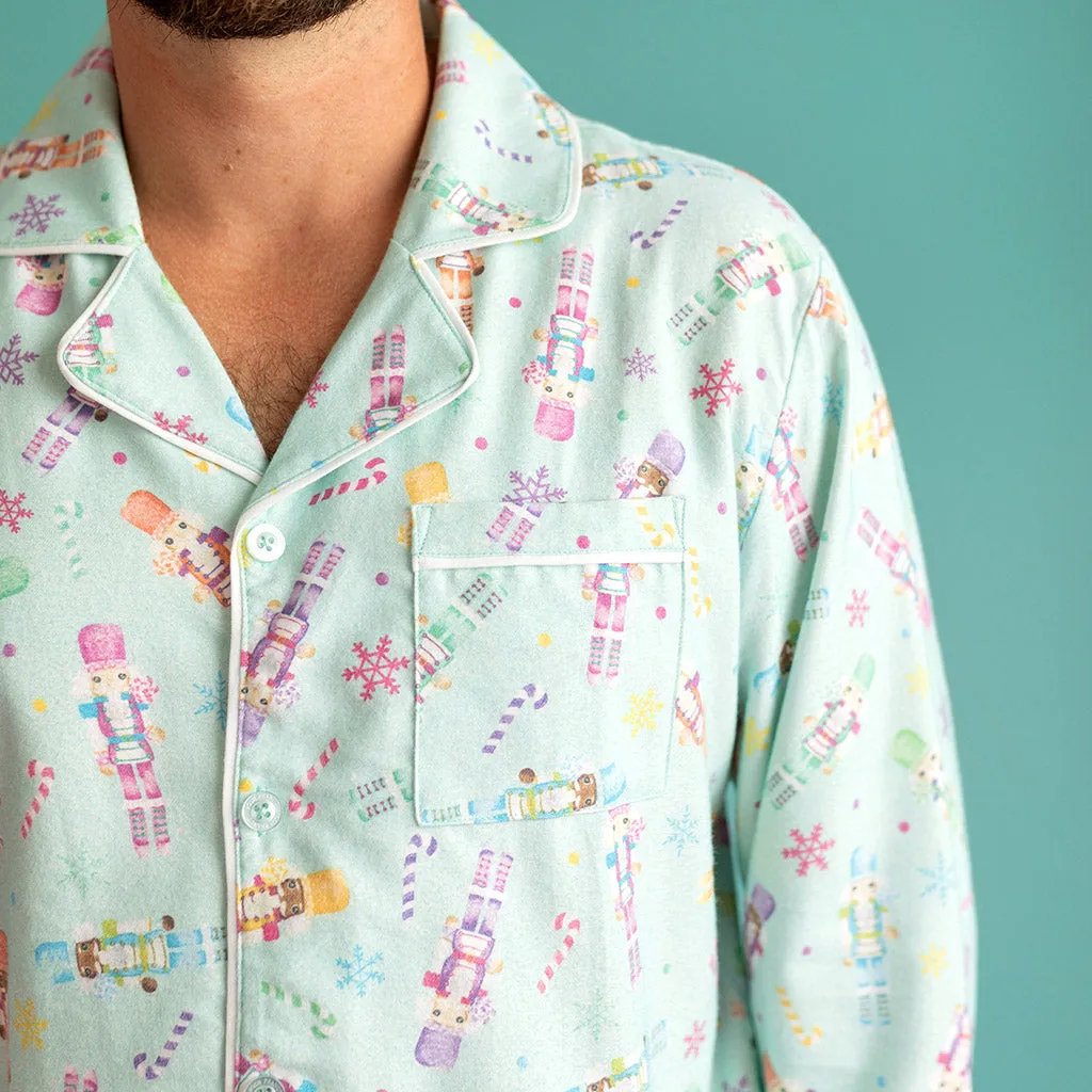 Posh Nutcracker Men's Flannelette Pajama Set