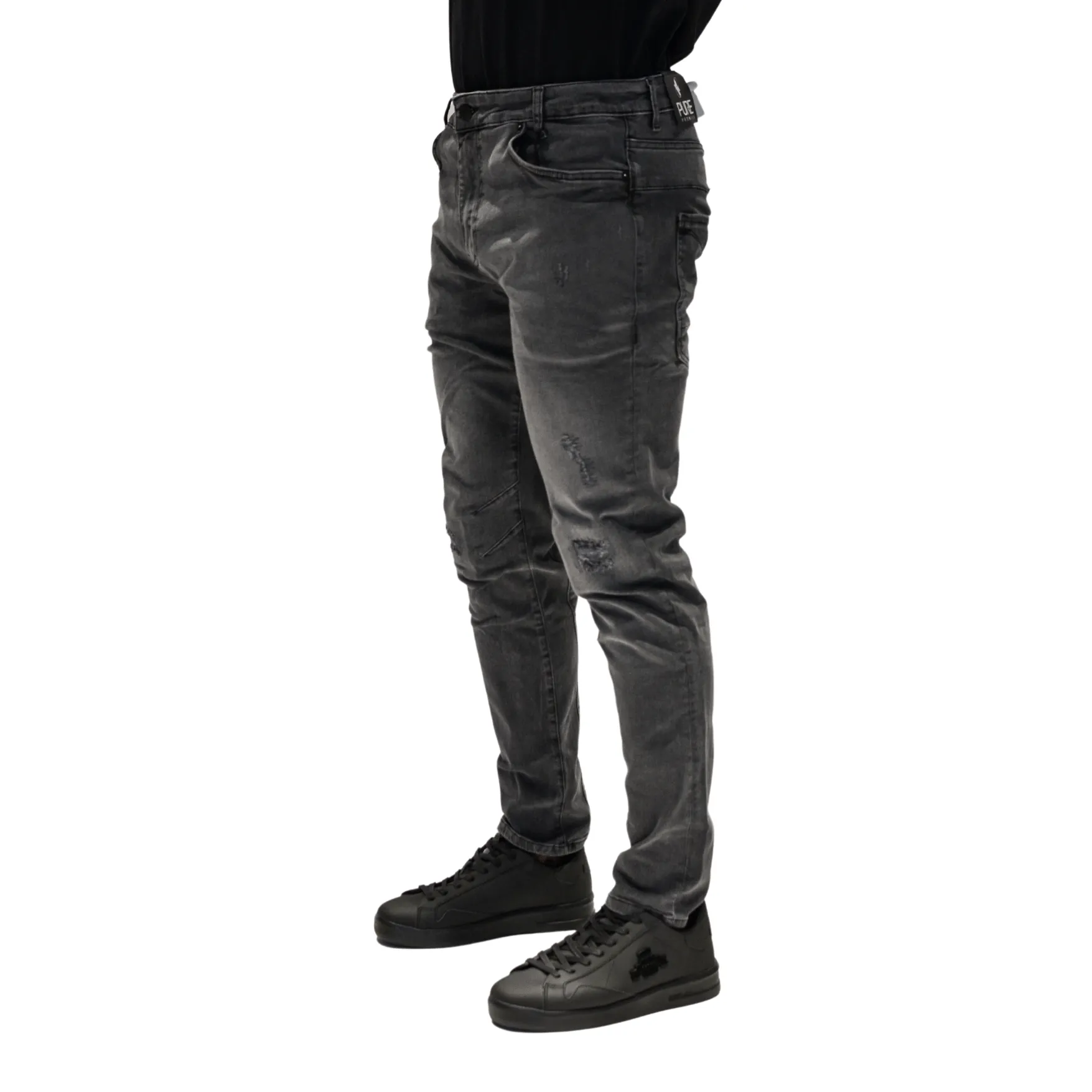 PURE PREMIUM Char Black Denim Jeans