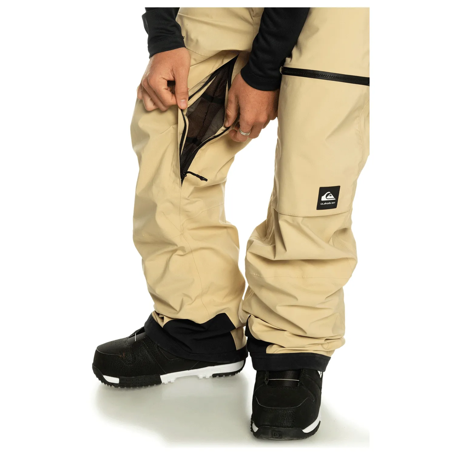 Quiksilver Men's Altostratus Stretch Gore-tex Bib Pant 2024 Pale Khaki