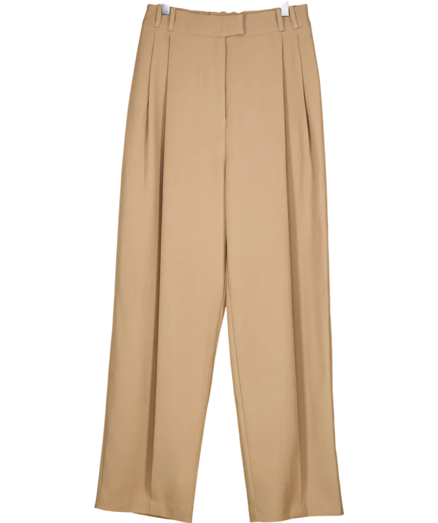 Re Ona Brown Bobbi Tailored Trousers UK S