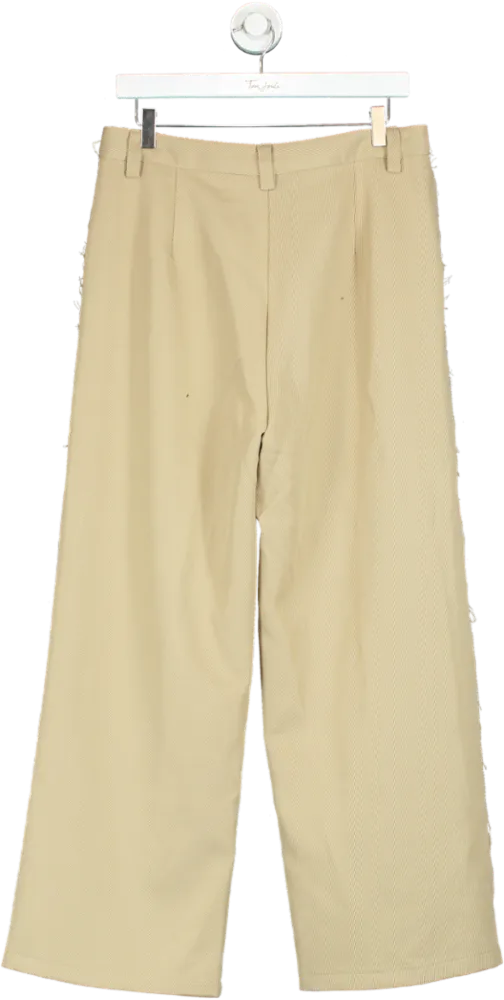 Reclaimed Vintage Beige High Waist Trousers UK W32