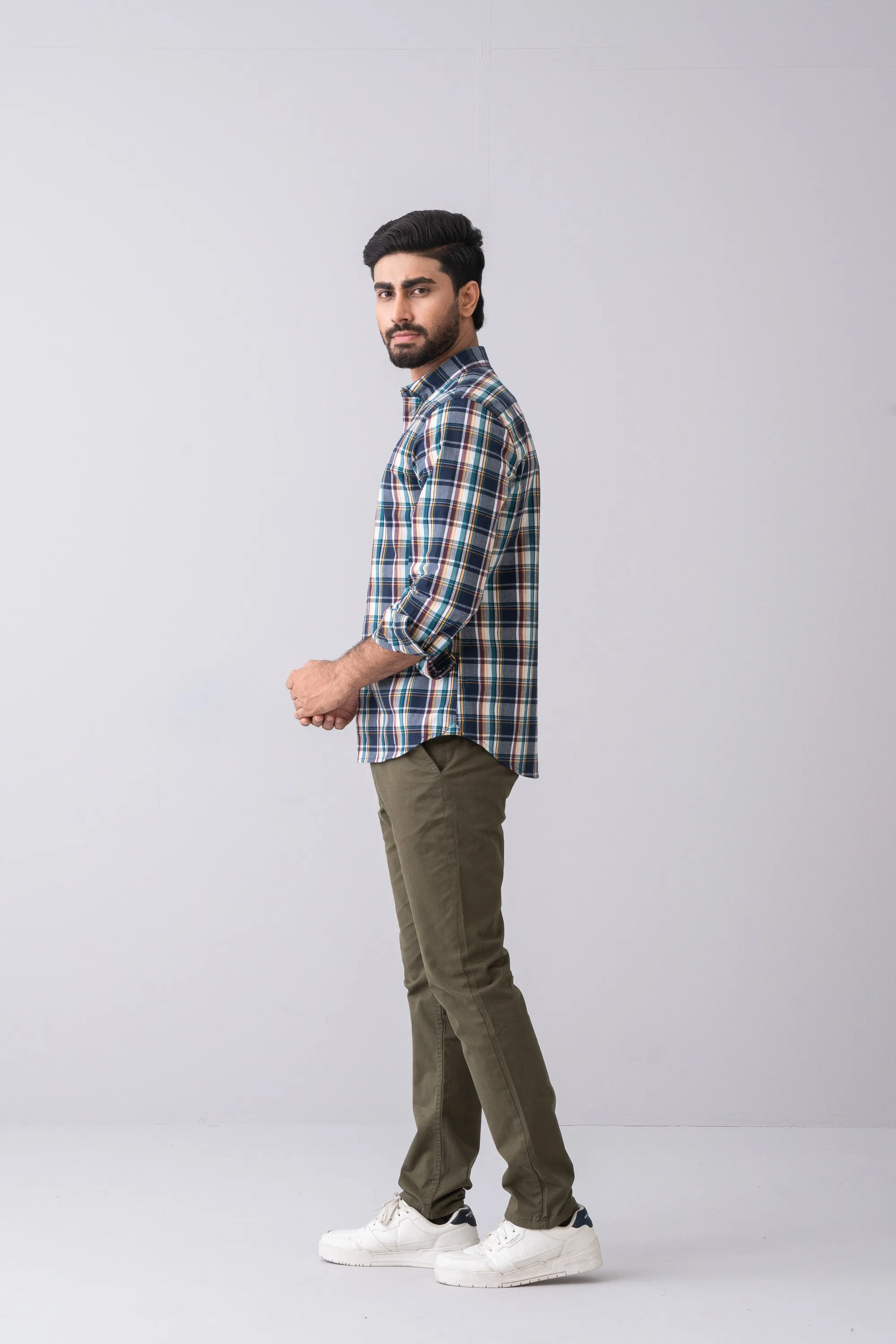 Regular Fit Check Casual Shirt