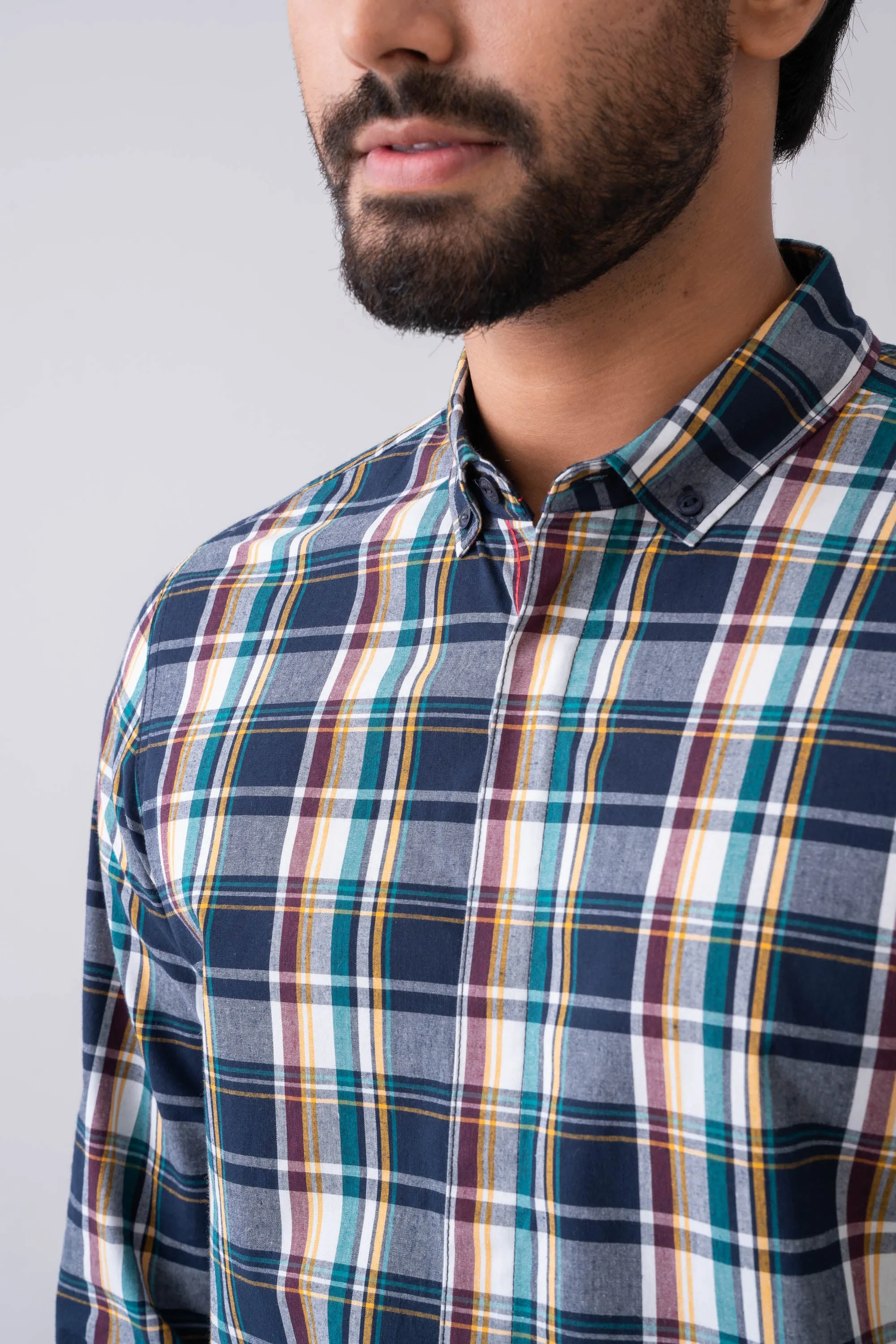 Regular Fit Check Casual Shirt