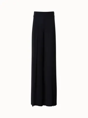 Silk Georgette Wide Leg Pants