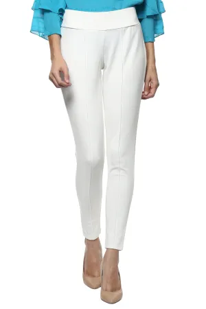 Solid Fit White Legging