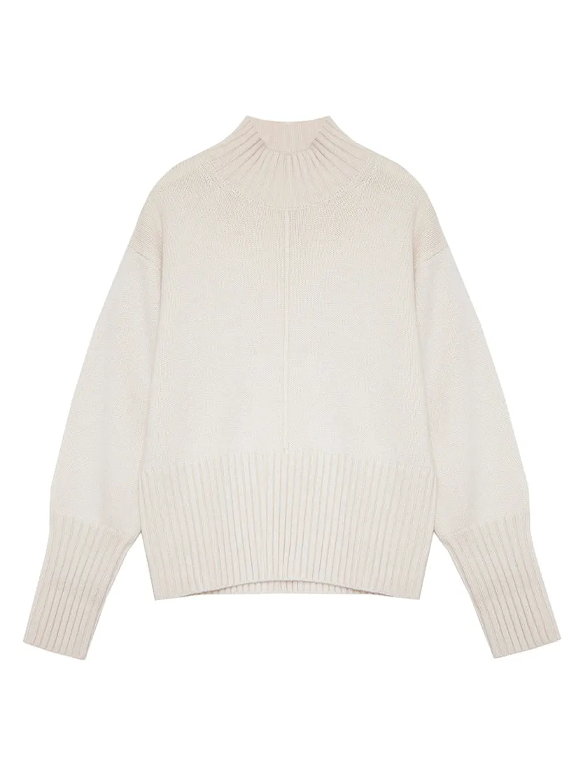 Starla Undyed Natural White Cashmere Jumper