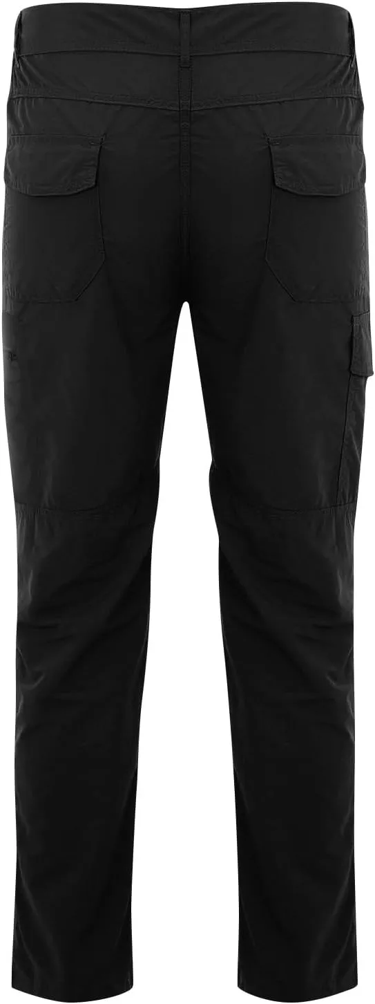 Tactic Pants for Men Hiking Water Resistant Ripstop Flex Cargo Pants Multi Pockets Outdoor Lightweight Trousers
