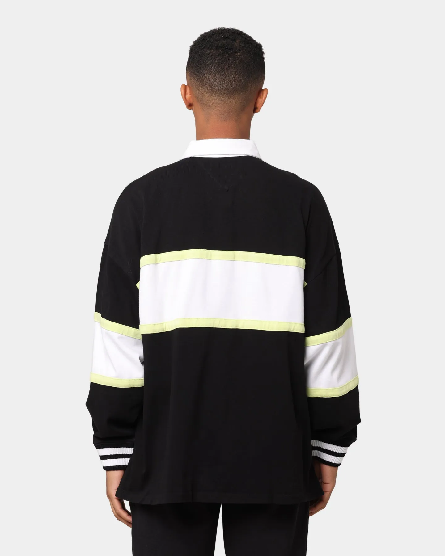 Tommy Jeans Tommy Badge Rugby Shirt Black/Multi